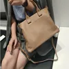 Women fashion handbags 30cm medium wide soft leather totes large volume shoulder bags multipurpose225B