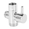 Bath Accessory Set SOLID Diverter 3-way Valve All 1/2 Inch IPS Shower System Spare Part Copper Chrome Plating