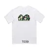 23s Plays Designer Mens T Shirts Women's Cotton Embroidery Love Eyes Tshirt Loose Casual Par Style Tryckt Kort ärm Bottomu70g