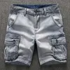 Shorts pour hommes Mode d'été Short Cargo droit Homme Sport décontracté demi-longueur pur coton Style militaire Camouflage bas de travail pour hommes G221214