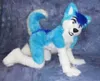 2023 Lang haar Husky Dog Fox Mascot Costumes Cartoon Mascot Apparel Performance Carnaval Adult Grootte Promotionele advertentie Kleding