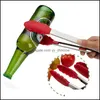 Bbq Tools Accessories 1Pcs Stainless Steel Plastic Tongs Clip Salad Bread Serving Kitchen Wholesale Random Color Drop Delivery Hom Otbrc