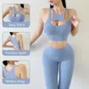 Yoga Outfit Plus Size Padded Top Athletic Gym Running Fitness Workout Wear Womens Sport Bra