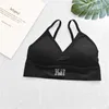 Yoga -outfit vrouwen crop top vrouwelijke beha naadloze buis lingerie sexy ondergoed fitness bijgesneden streetwear camis sport tee tank