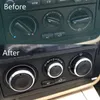 AC Heater Climate Control Knob Panel Switch Knobs Knappar för VW Golf 4 Mk4 Passat B5 Bora Polo 6n Lupo