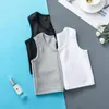 Damesjaberse vrouwen buckle corset bh short crop top mager vest binder tops dames ondergoed elastiek ademende plus size tank