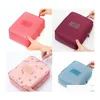 Storage Bags Cosmetic Makeup Bag Folding Hanging Toiletry Wash Organizer Pouch Drop Delivery Home Garden Housekee Organization Ot4W7