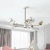 Ceiling Lights Eye Protection Airplane Children Room Led Lamp Cartoon Nordic Luxury Bedroom Boy's Light Home Lighting