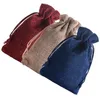 Christmas Decorations 1 Set Party Drawstring Storage Pouch Cookie Wrapping Bags Linen