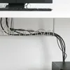 Крюки домашняя стойка для хранения гостиной под столом управления кабелями лоток проволоки адаптер адаптер офисный адаптер офисный организатор