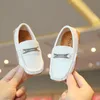 Children Shoes Peas Boy Small PU British Wind leather Child loafers Soft bottom Sneakers toddler Casual shoes 3 Color Choose