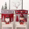 Stoelbedekkingen kerstbeschermer lichtgewicht slipcover driedimensionale decorate stofveilige poppendekking