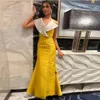 Robes de bal de sirène de style unique Tuxedos robe de soirée de cocktail à double boutonnage pour une occasion spéciale en satin Arabie Saoudite robe de soirée pour femmes