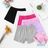 Panties 2-pack Of Girls' Solid Color Modal Safety Underwear Soft And Breathable For 3-8 Year Old Girls Economical