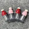 Storage Bottles Refillable 8ml Coke Shape Cute Lip Gloss Tubes For Kids Girls Pink Clear Make Up Bottle Custom Logo