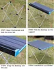 Kampmeubilair Ultralichte draagbare buitentafel Opvouwbaar Kamperen Aluminiumlegering Duurzaam Etentje Picknick Vissen BBQ-bureau