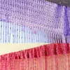 Curtain Luxury Crystal Flash Line Shiny Tassel String Door Window Room Divider Home Decoration Cortinas Supplies