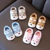 First Walkers CartoonBaby Shoes Born Boys Girls Walker Cute Spring And Autumn Pure Cotton Warm Soft Bottom Plush Fashion Casual