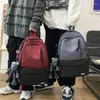 Bolsas ao ar livre bolsa escolar Moda masculina Cool Campus Street Trend College Students Korean Feminino Mackpack Leisure Travel