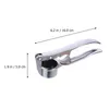 Car Wash Solutions Garlic Press Mincer Tool Manual Professional Metal Stainless Steel Ginger Cookie Masher Kitchen Gadget Rocker Crusher