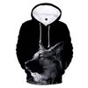 Herren Hoodies Liebhaber Hund M￤nner/Frauen Deutsch Sch￤ferhund 3d Sweatshirt Hochwertige Pullover Sportbekleidung Herbst Winter