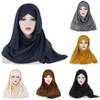 Ethnic Clothing Wholesale Muslims Women Ruffle Turban Hat Headscarf Chemo Beanies Chemotherapy Caps Bandana Headwear Headwrap Hair Loss