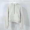 Designer hoodies wit Herfst yoga sweatshirts 3XL losse halve rits sport normale of verdikte veelkleurige kerst pullover hoodie winter vrouwelijk sweatshirt