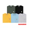 055 Sweat-shirts pour hommes et femmes North American High Street Brand Carhart Pure Cotton Small Label Pocket Solid Color Classic Lovers Loose Casual Round Neck Sweater