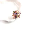Engagement Cubic Zirconia 18K Rose Gold Crystal ring Wedding Set Rings for Women Diamond Rings Jewellery4287588
