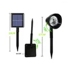 Solar Landscape Spotlight Waterproof Lawn Decorative Lights Automatic Glow Ground Plug Light Easy Installation For Courtyard