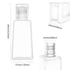 Storage Bottles 10pcs 30ml Trapezoidal Empty Hand Sanitizer Refillable Plastic Container Transparent Flip Cap Bottle Spray