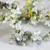 Headpieces PEORCHID Rustic Bridal Headdress Flower Crown Bridesmaid Headbands Garland Women Girl Wedding Hair Accessories Floral Hairband