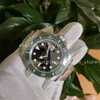 Men Size horloge 41 mm fabriek 904L staal groen blauw zwart keramische ring ew cal.3235 automatische beweging ewf duik waterdichte super lichtgevende eta polshorloges