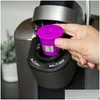 Filtres à café Cuillère à dosette réutilisable pour Keurig Kduo Kmini 1.0 2.0 Kseries et certains fabricants de gobelets simples Drop Delivery Home Garden Kitch Dhrhv