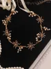 Tocados dorados para boda, banda para el pelo, perla brillante, rinoceronte, novia hecha a mano para ser banquete, diadema nupcial para mujer, accesorios