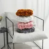 Pillow Home Living Room Soft Plush Knot Sofa Pillows Solid Color Square Hand-Woven Bed Decorative For Cozy Car