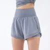 Tenues de yoga pantalonsnouveau séchage rapide anti-dérapant faux deux shorts lâches et minces pantalons de yoga de fitness pour les femmes