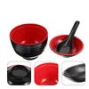 Bowls Bowl Soup Japanesemiso Ramen Melamine Serving Noodle Lid Rice Entertainingcovered Saladcover Pot Unbreakable Dessert