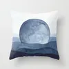Pillow Nordic Style Cover Creative Blue Geometric Pillowcase Fashion Home Sofa Living Room Case Relleno Cojin 45x45