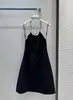 Runway Dresses Designer 2023 New Spring Summer Halter fashion Brand Same Style Milan LEFK