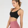 Yoga Outfit CHU Frauen Sport-BH Top Gepolsterter Büstenhalter Fitness Sport Weiblich Push-Up