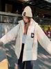 Frauen Unten Frauen Lose Parkas Casual Dicke Warme Mit Kapuze Mantel 2022 Winter Jacken Weibliche Outwear Koreanische Baumwolle Gepolstert