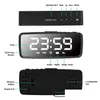 Autres horloges Accessoires FM Radio LED Réveil numérique Sn 3 réglages de luminosité 12/24 heures USB maquillage miroir électronique Drop D Dhwmz