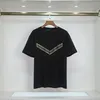 メンズデザイナーTシャツブラックホワイトシャツ2023新しいトップセルTシャツルーズティートップスマンカジュアルルクサ衣類衣料品ショーツスリーブシャツ10スタイルサイズS-3XL