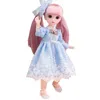 Декомпрессионная игрушка 1/6 bjd Куклы для девочек Шарнирная кукла 30 см с одеждой Шарнирные игрушки для блондинок с карими глазами для детей Сферический сустав Pl, высшая версия.