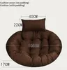 Pillow Egg Chair Cover Hanging Basket Thick Swing For Outdoor Indoor Living Room Decoration