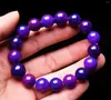 Bracelet Perles Sugilite Afrique du Sud Naturel Violet 12 mm