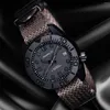 腕時計RMALTIスポーツウォッチNH35メンズブラックマットナイロンベルト自動機械時計ビジネスラグジュアリーサファイア20バーBGW-9