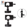 1/4 "3/8" Işık Stand Tripod Adaptör Kelepçe Montaj Top Kafası DSLR Kamera Hızlı Serbest Bırakma Aksesuarları için Evrensel Fotoğrafçılık