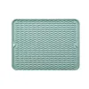 Silicone Table Placemats Tableware Heat Insulation Anti-slip Coaster Mats Kitchen Baking Pad Multifunction Vegetable Draining Mat BH8172 FF